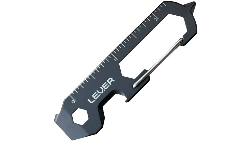 Lever Gear CLiP KT Keychain Tool Black, LGL1114