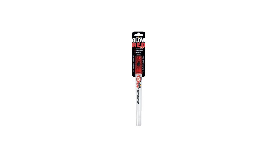 Life Gear LED 200 Hr Glow Stick Flashlight Red LG115
