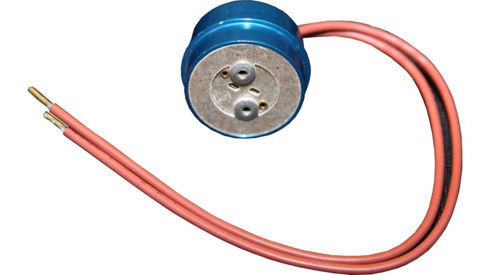 Lightforce Performance Lighting Bulb Holder Blue Anodised For Halogen Rm Lights, Box Pack, Chrome, Small LA171