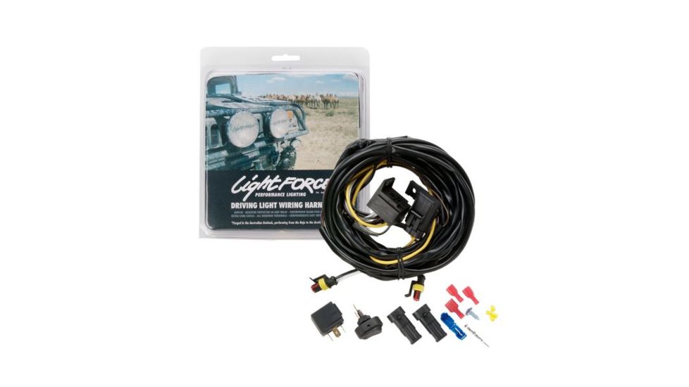Lightforce Performance Lighting Driving Light Harness,12V w/2 pin Deutsch Style Connectors Suits LED180 CBLFDLHD