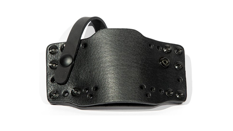 Limbsaver Cross-Tech Clip-On Leather Holster, w/Strap, Black, 12563