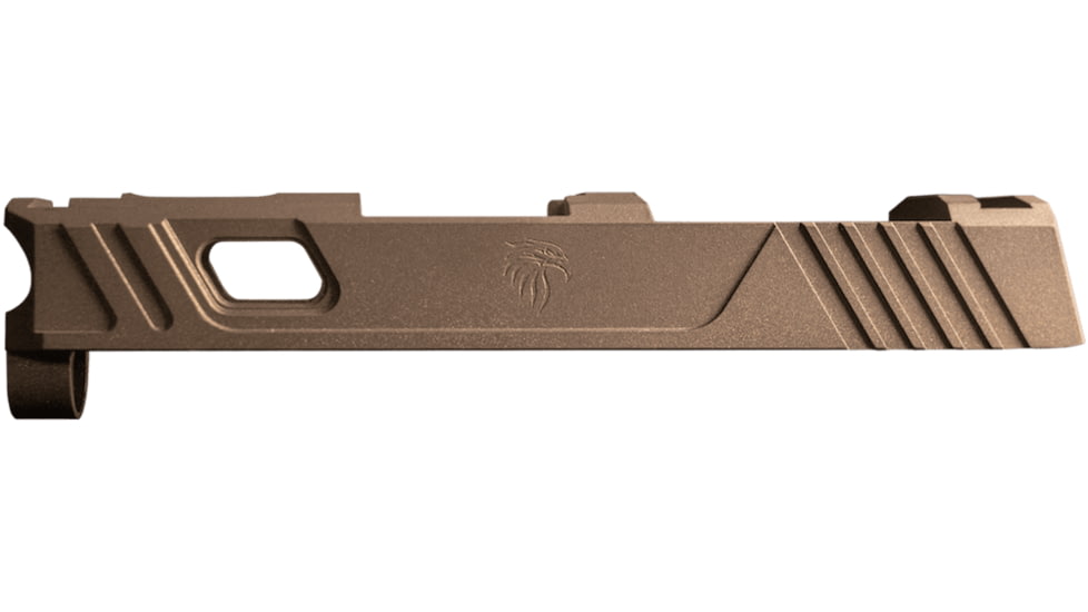 Live Free Armory LF365 PRO Series Pistol Slide w/ No Optic Cut, Sig P365, Burnt Bronze, LFA3651BB