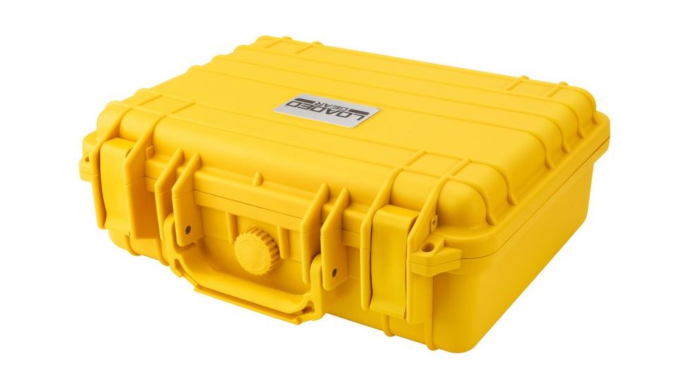 Loaded Gear HD-200 WT Protective Hard Case w/ Foam Padding, 2 Padlock Mounting Points, Yellow BH12670
