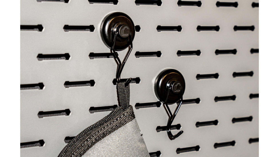 Lockdown Magnetic Hook 2-Pack, Black, 1215354