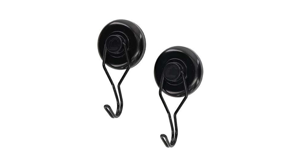 Lockdown Magnetic Hook 2-Pack, Black, 1215354