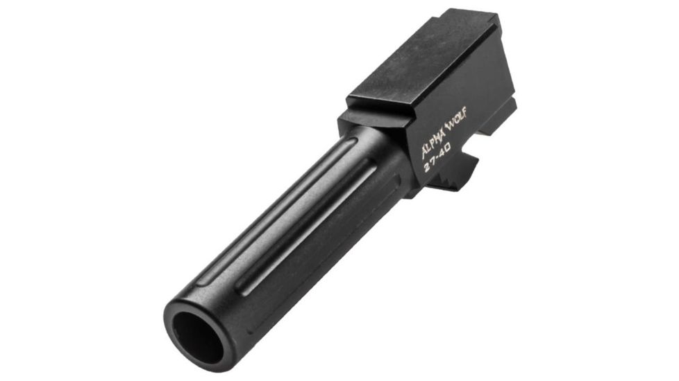 Lone Wolf Arms AlphaWolf Glock 27 .40 S&amp;W Barrel, Stock Length, Black, AW-2740N