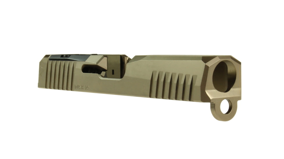 Lone Wolf Arms Dusk Pistol Slide, G19, 9mm, Gen 3, RMR Cut, Stripped, Flat Dark Earth, Small, LWD-DKSlide19-G3-FDE