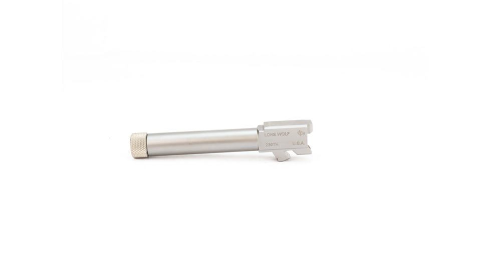 Lone Wolf Arms Glock 23/32 9mm Threaded Conversion Barrel, 1/2x28, Raw Stainless, LWD-239TH