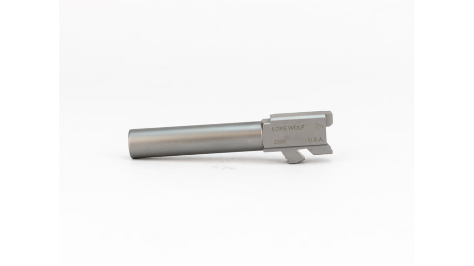 Lone Wolf Arms Glock 23/32 9mm Conversion Barrel, Stock Length, Raw Stainless, LWD-239N
