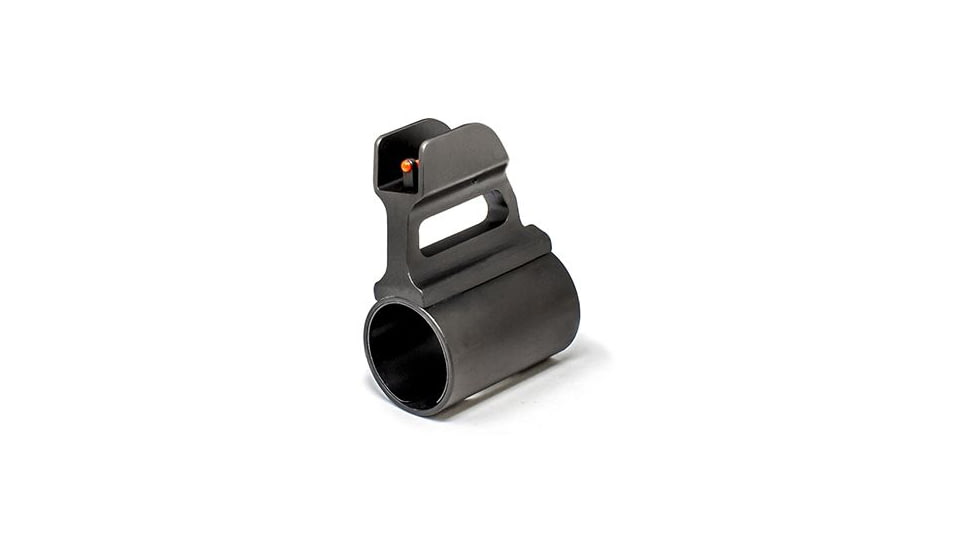 LPA Front Shotgun Sight - Clamp-On Band - Red Dot Fiber Optic, Tall, Black, SG6+M1F