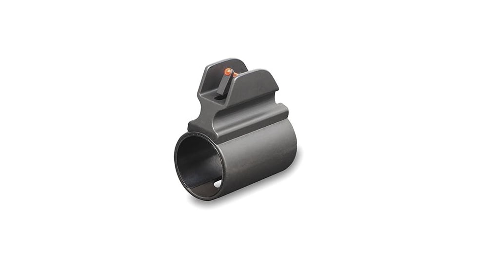LPA Front Shotgun Sight - Clamp-On Band - Red Fiber Optic, Black, SG3+M1F