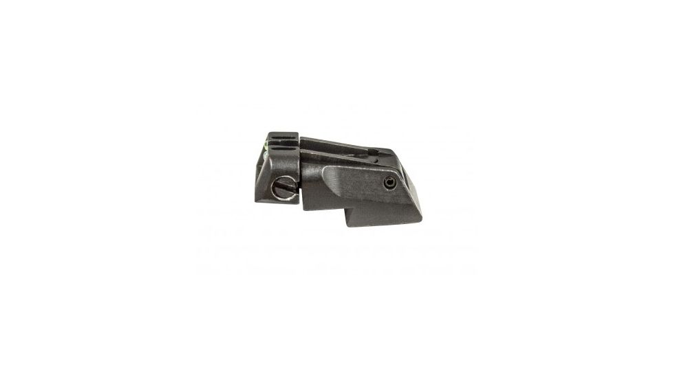 LPA Fully Adjustable Fiber Optic Rear Sight For 1911 Ria, S&amp;W, OEM Universal, .472in Dovetail, Black, MPS1KBFO
