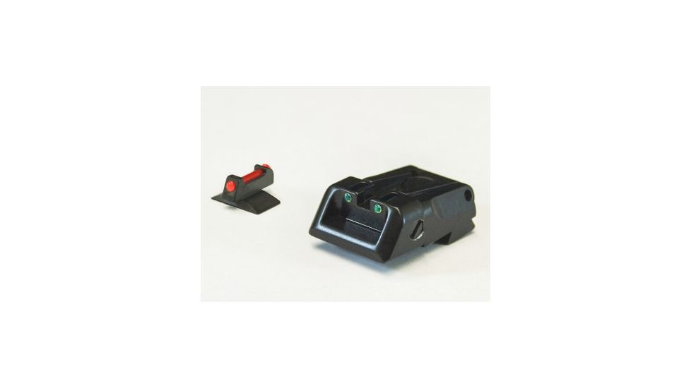 LPA SPF Fiber Optic Adjustable Sight Set For Bul M5, Black, SPF11BU