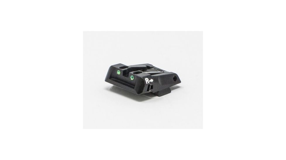 LPA SPF Fiber Optic Adjustable Sight Set For Glock 17-41, Black, SPF16GL