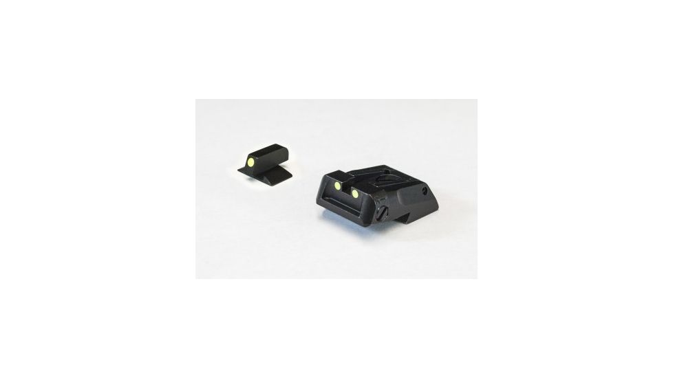 LPA SPL Fully Adjustable Luminova Night Sight For Colt XSE, Novak Compatible, Black, SPL04XE