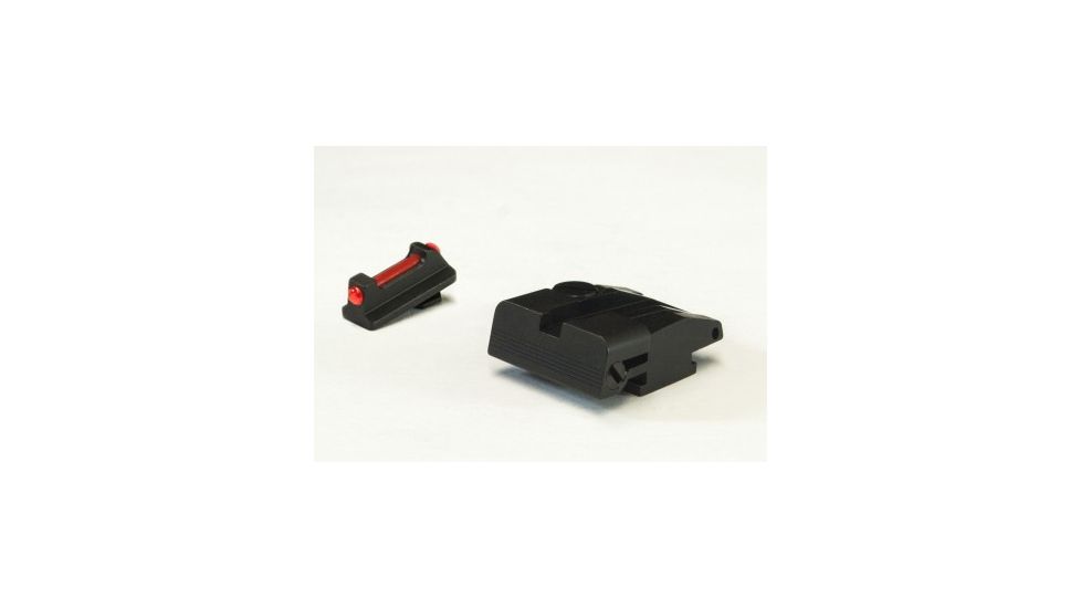 LPA SPS Fully Adjustable Fiber Optic Front Sight Set For Walther P99, PPQ, PPQM2, No 22 Rimfire, Black, SPS15WA6F