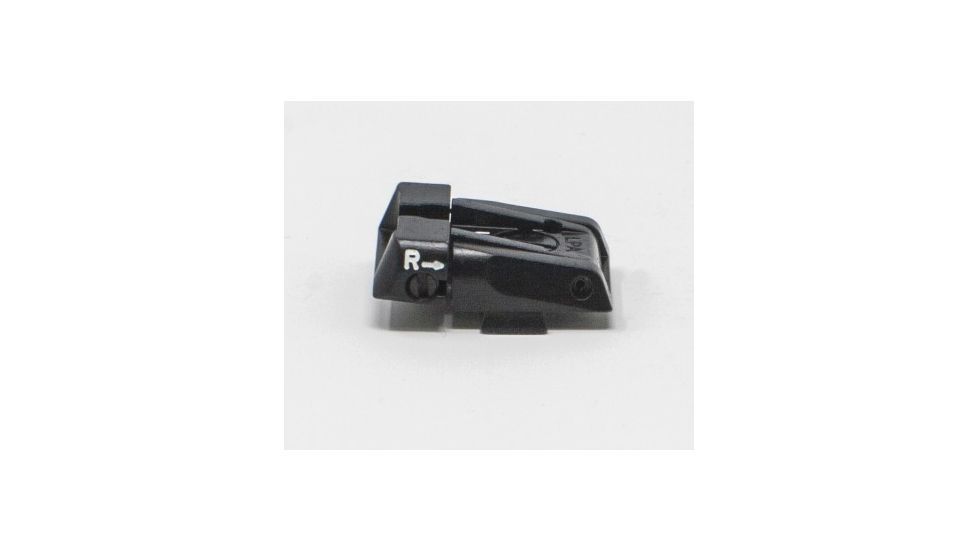 LPA SPS Fully Adjustable White Dot Sight Set For Glock 17-41, Black, SPS16GL30