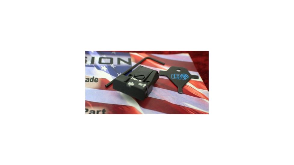 LPA TR Fully Adjustable Black Target Sight For Tangfolio EAA, Jericho, P9 Springfield, Black, TR90TA07