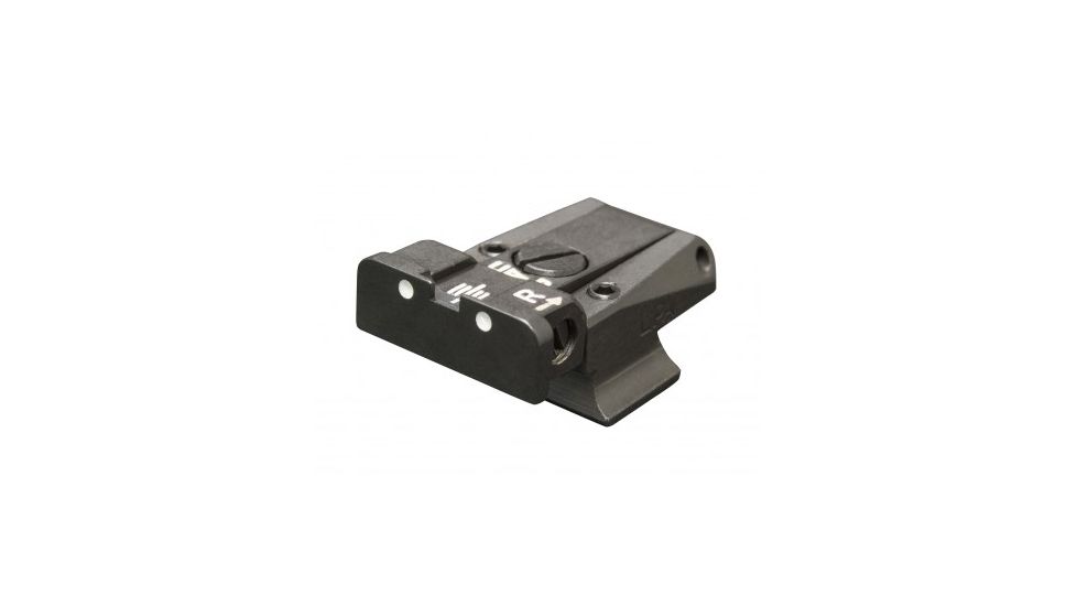 LPA TR Fully Adjustable White Dot Rear Sight For S&amp;W 645/745, Black, TR64SW30