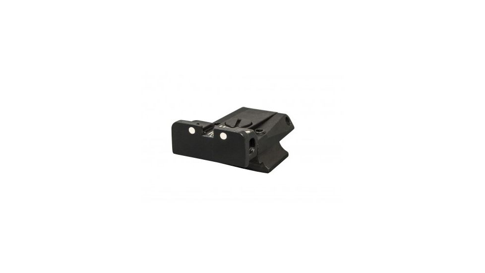 LPA TR Fully Adjustable White Dot Rear Sight For S&amp;W Cal. 10, 45, 3rd Gen, Black, TR68SE30