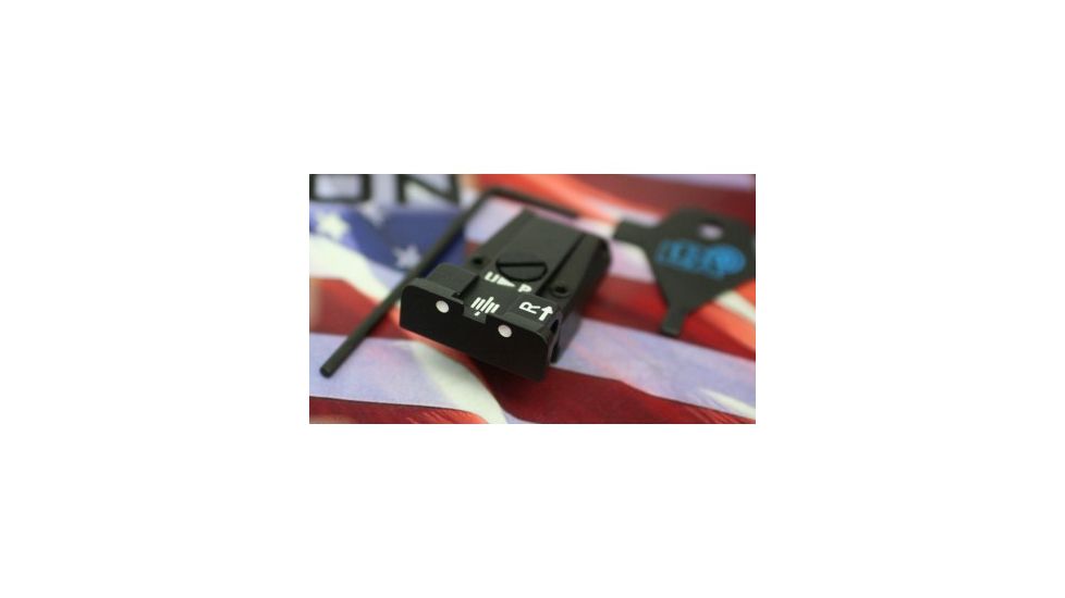 LPA TR Fully Adjustable White Dot Sight For Tangfolio EAA, Jericho, P9 Springfield, Black, TR90TA30