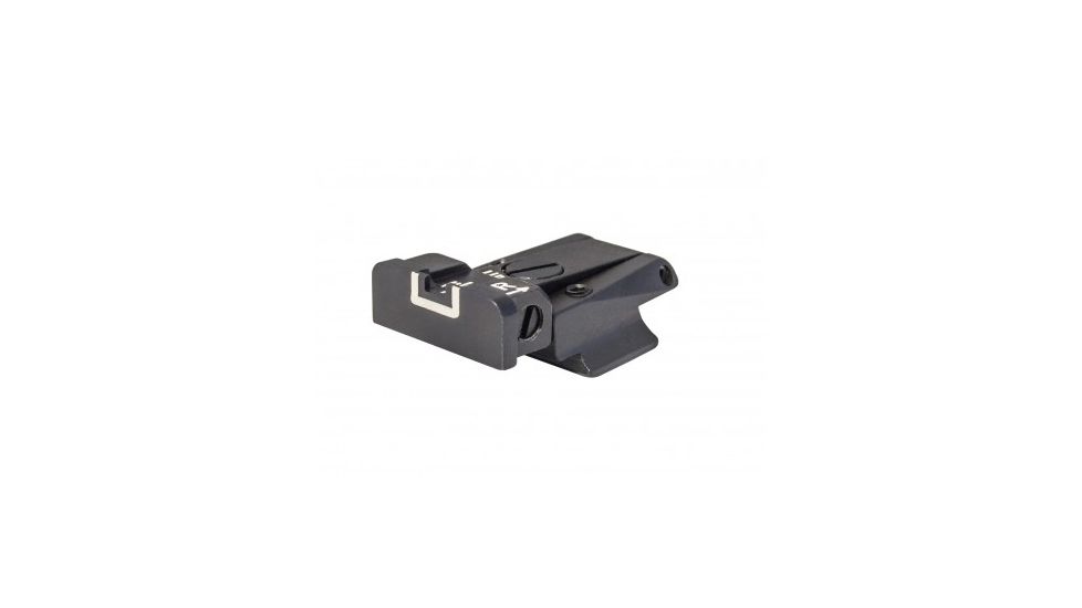 LPA TR Fully Adjustable White Outline Rear Sight For S&amp;W Cal. 9, 40, 3rd Gen, Black, TR66SW18