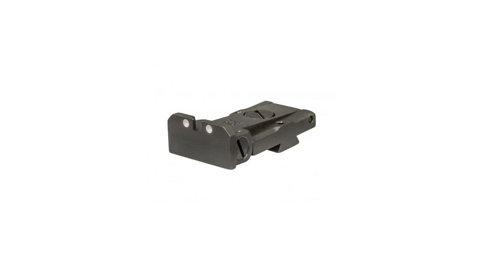 LPA TRT Adjustable White Dot Rear Sight Bomar Style For Colt 1911, Black, TRT54FU30