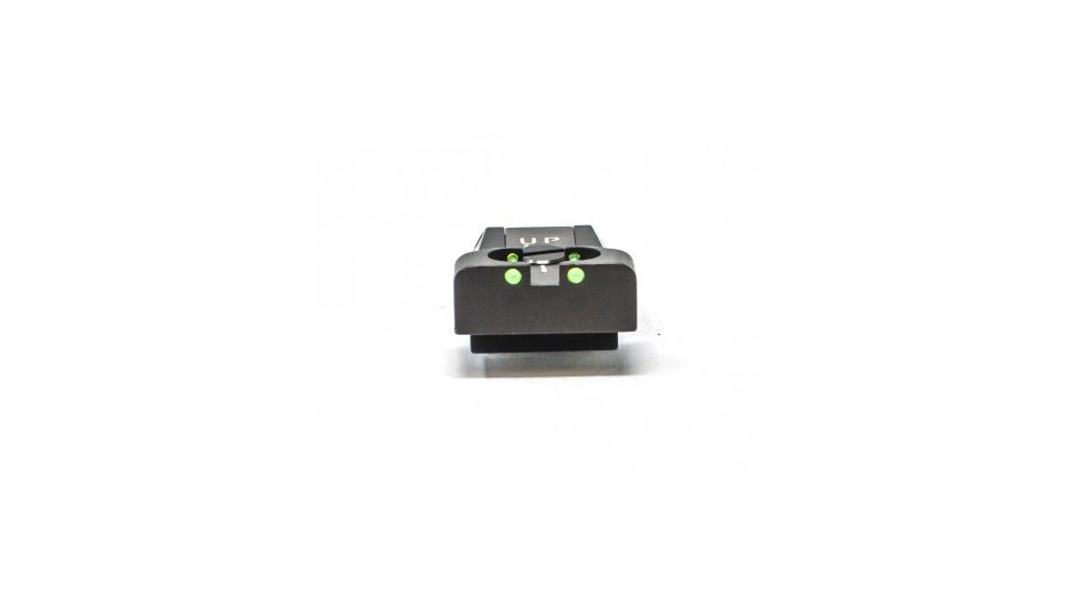 LPA TTF Fiber Optic Adjustable Sight Set For 1911 Colt 70 Series, Black, TTF45CT