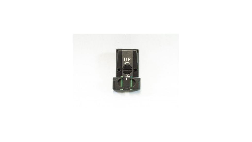 LPA TTF Fiber Optic Adjustable Sight Set For 1911 Colt 80 Series, Black, TTF80CT