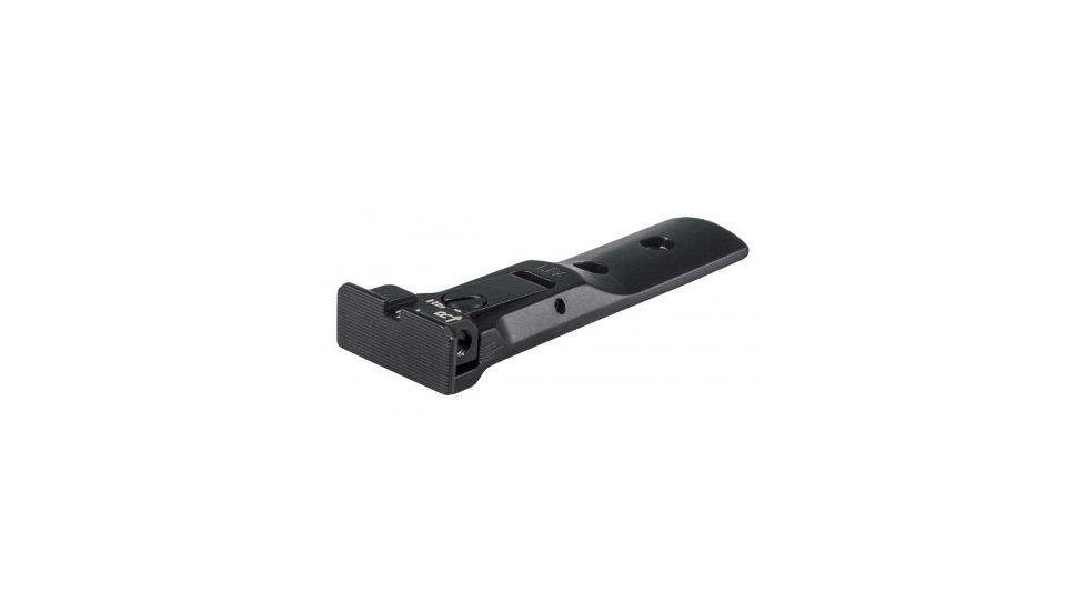 LPA TXT Fully Adjustable Black Serrated Sight For S&amp;W Revolver, Black, TXT0407
