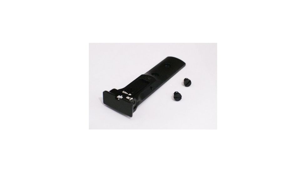 LPA TXT Fully Adjustable Black Serrated Sight For S&amp;W Revolver, Black, TXT0407