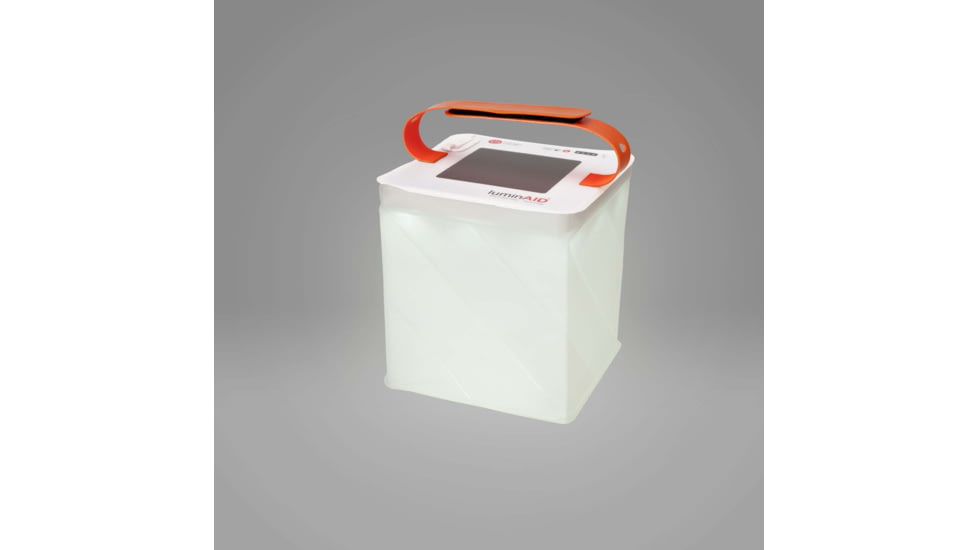 LuminAID Max QI Solar Lantern w/Phone Charger, White, 0196-0150