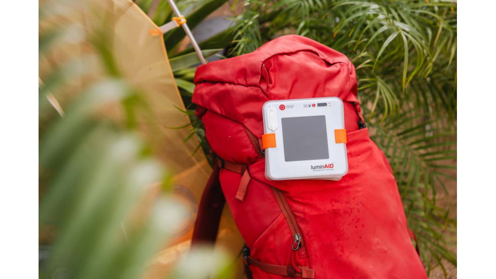 LuminAID Max QI Solar Lantern w/Phone Charger, White, 0196-0150