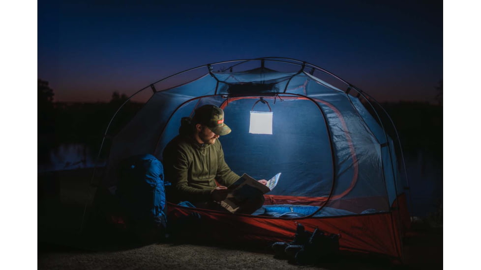 LuminAID Max QI Solar Lantern w/Phone Charger, White, 0196-0150