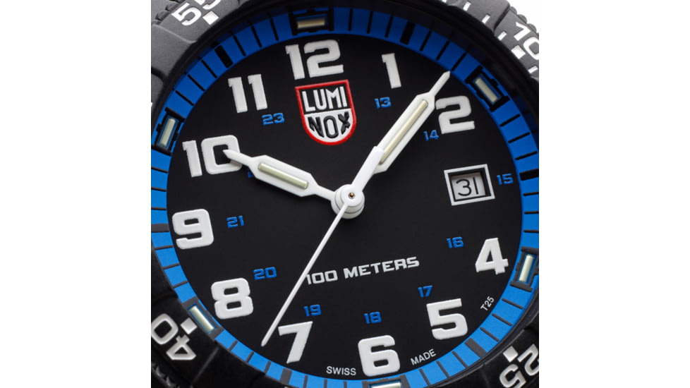 Luminox Leatherback Sea Turtle Giant Watch, Black/Blue, XS0324