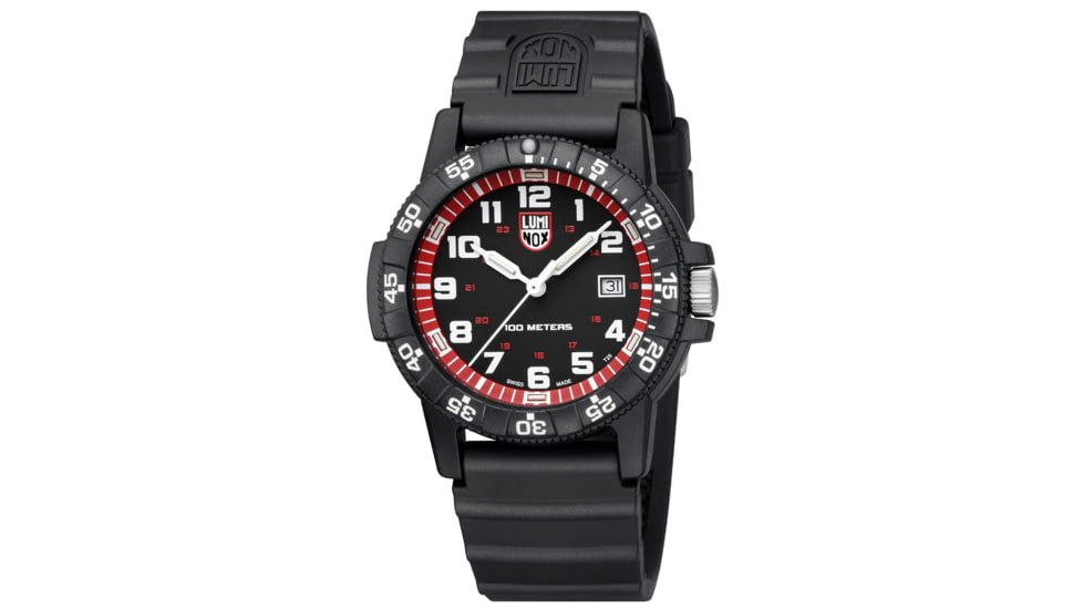 Luminox Leatherback Sea Turtle Giant Outdoor Watch, Black/red - XS0335