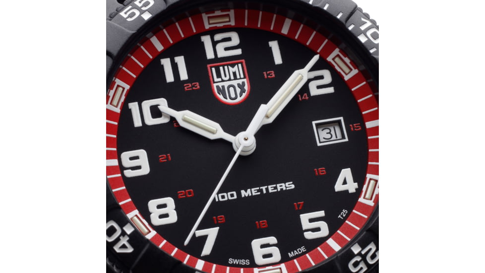 Luminox Leatherback Sea Turtle Giant Outdoor Watch, Black/red - XS0335