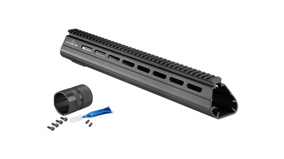 Luth-AR 309 Widebody Palm Handguard , Vented 15 in MLOK, Black, Rifle, 308-HG-WB15