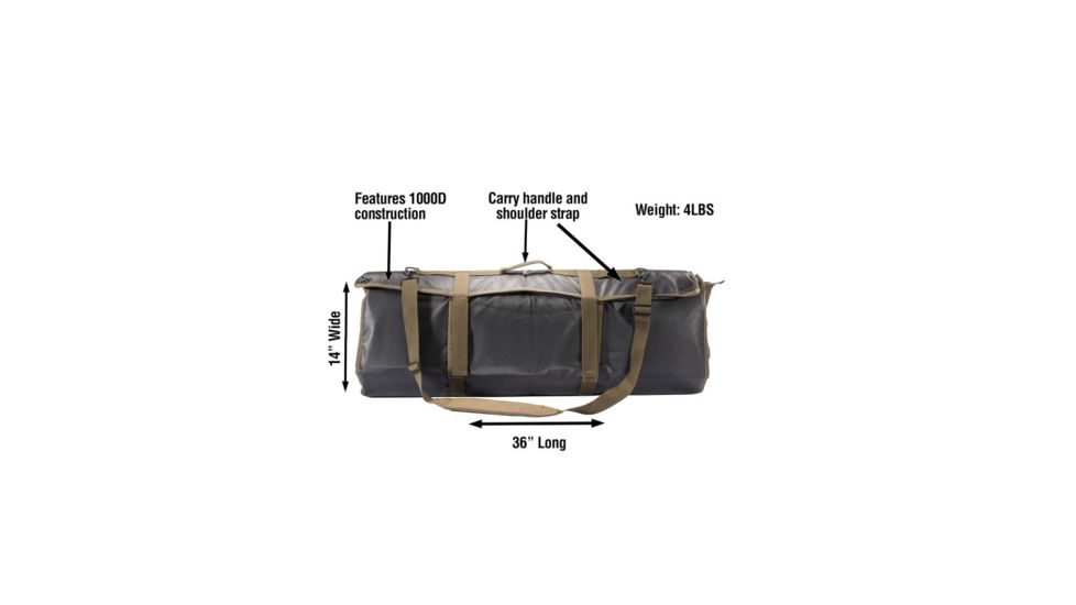 Lyman Tac-Mat HD Long Range Shooting Mat, Black 7837852