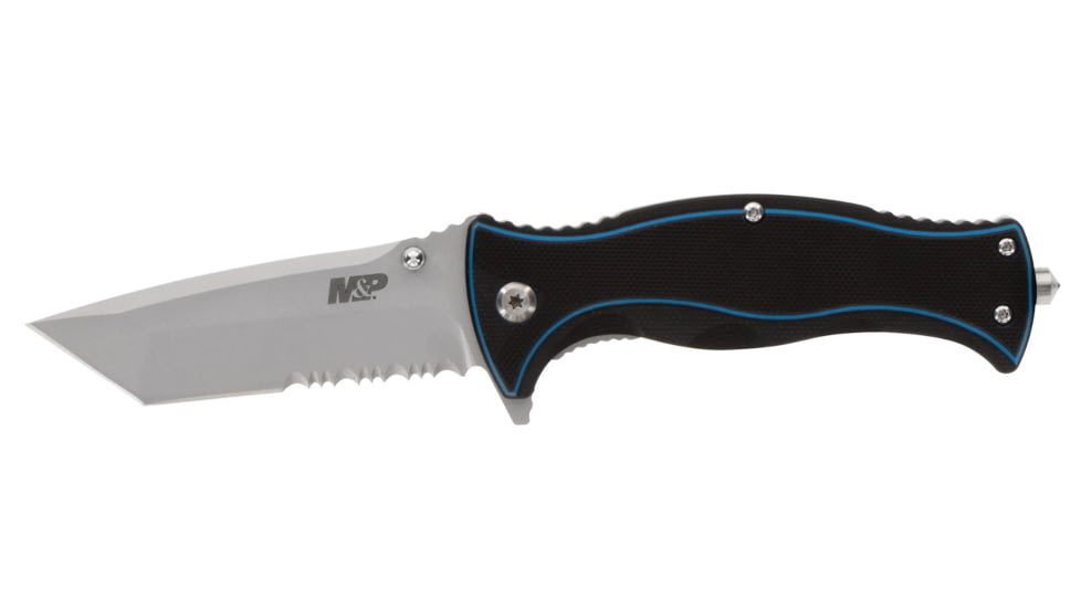 M&amp;P Officer Folding Knife, 3.25in, 8Cr13MoV Stainless Steel Blade, 4.4in, G10 Handle, 1122581