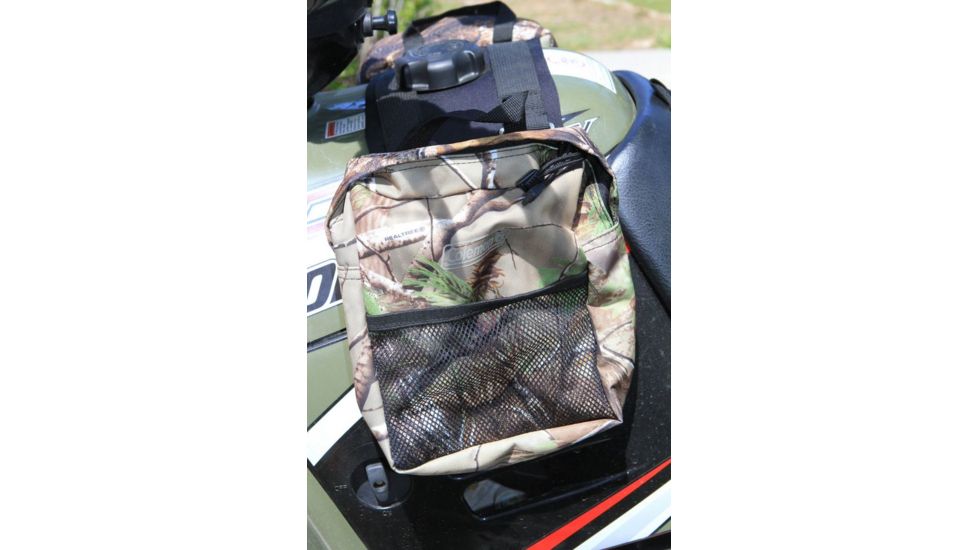 Coleman Mad Dog ATV Tank Top Saddle Bag,  Two Zippered Compartments, Polyester, RealTree APG Camo 2000012642