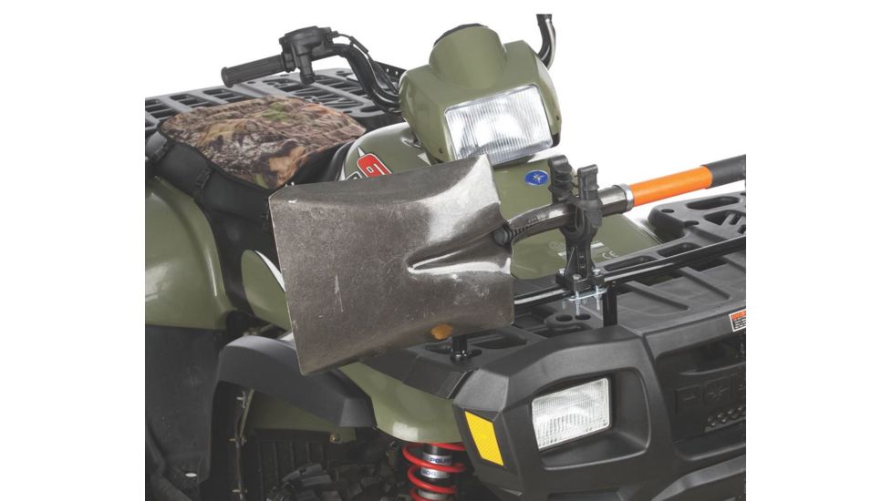 Coleman Mad Dog ATV UTV Soft Ride Utility Rack Single, Two Clamps, Black 2000012632