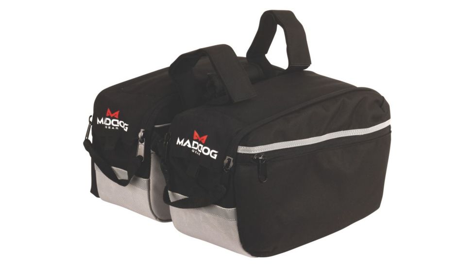 Coleman Mad Dog Motorcycle Saddle Bag,, Black / Gray, 15.55 x 10.04 x 6.3 in 2000012670