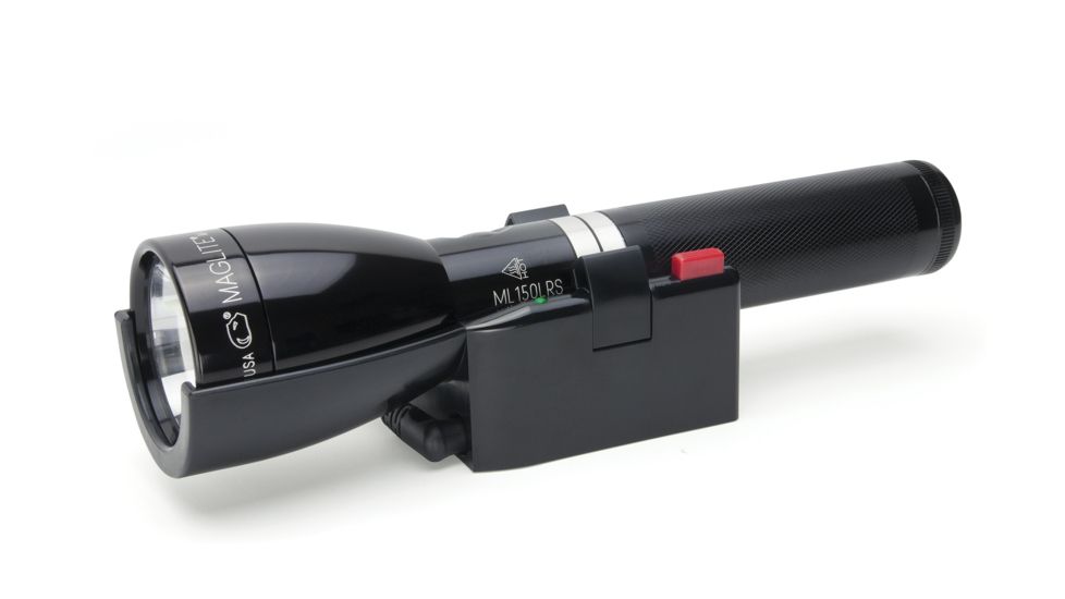 Maglite ML150LRS Rechargeable Series, BLACK, Mid Size, ML150LRS-1019