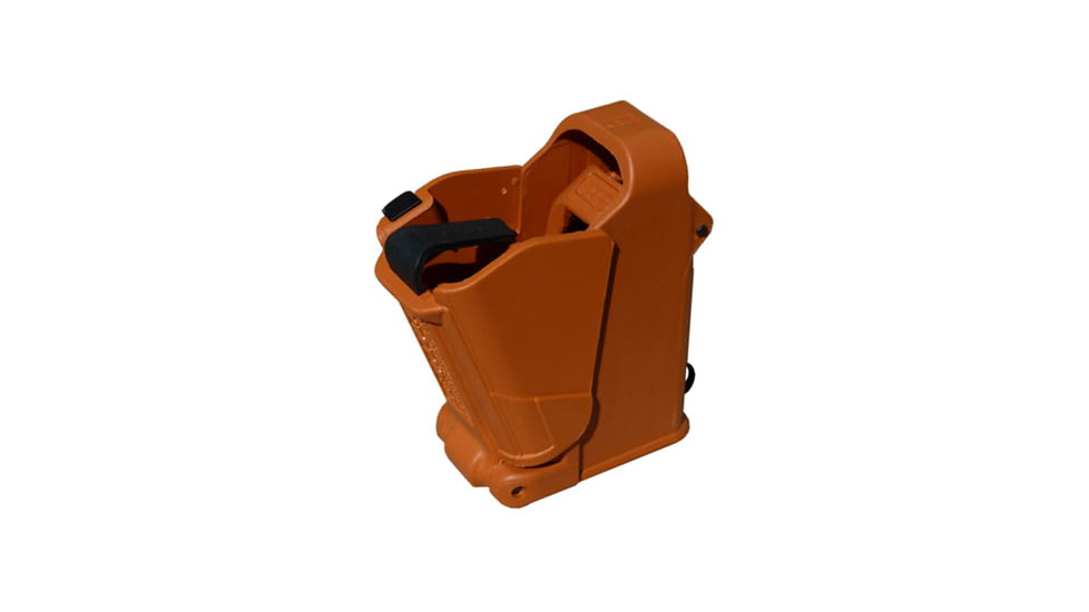Maglula UpLULA Universal Pistol Magazine Speed Loader, 9mm to .45 ACP, Orange/Brown, UP60BO
