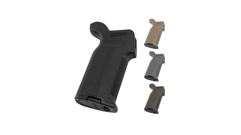Magpul Industries AR Rifles MOE-K2+ Grip, Black, Flat Dark Earth, Grey, Olive Drab