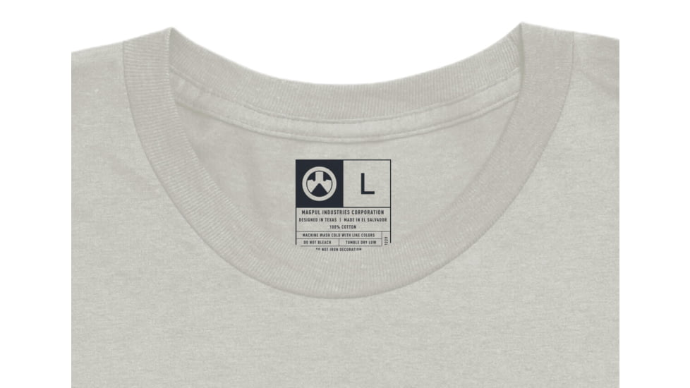 Magpul Industries Burro CVC Graphic T-Shirts - Mens, Stone Gray Heather Cotton/Polyester Short Sleeve, Medium, MAG1528-041-M