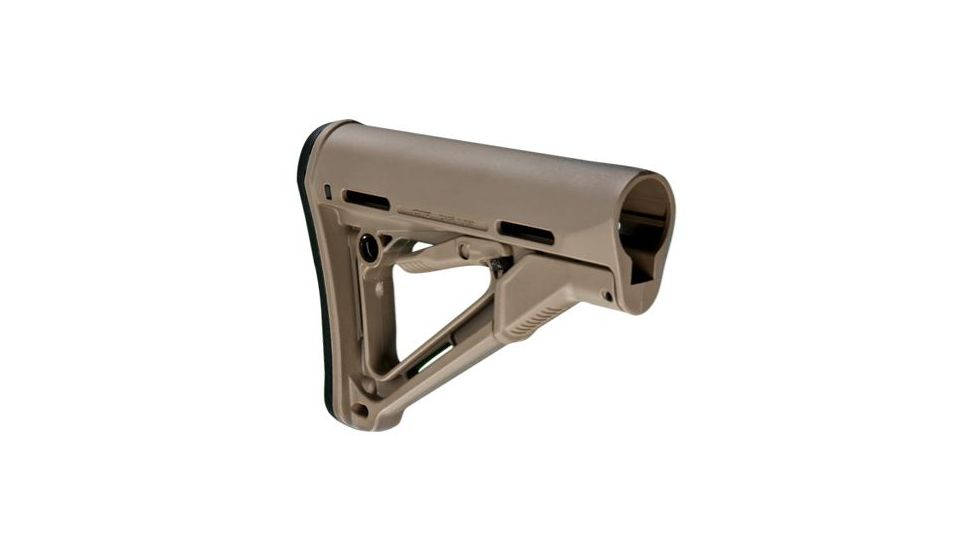 Magpul Industries CTR Rifle Stock, Mil-Spec, Fits AR-15/M-16, Flat Dark Earth MPIMAG310FDE