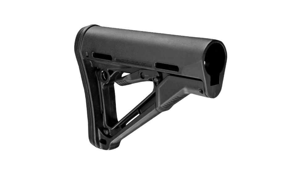 Magpul Industries CTR Rifle Stock, Mil-Spec, Fits AR-15/M-16, Black MPIMAG310B