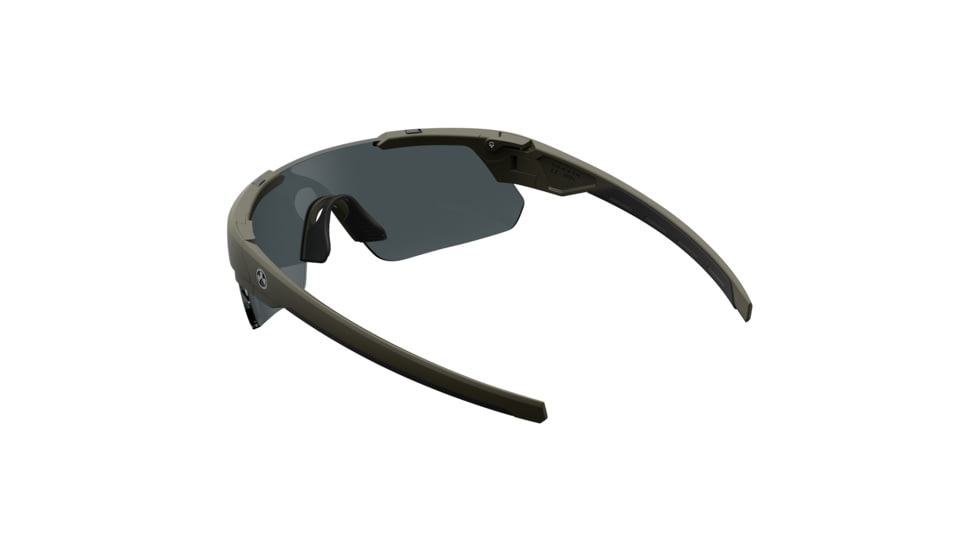 Magpul Industries Defiant Eyewear, Olive Drab Green Frame, Gray Lenses, Polarized, MAG1044-1-315-1100